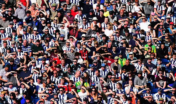 Baggies Fans at the Hawthorns