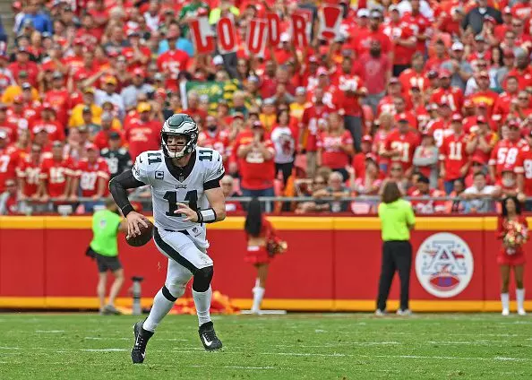 NFC East Player Wentz on the Charge