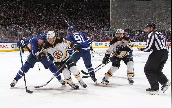 Action featuring the Boston Bruins