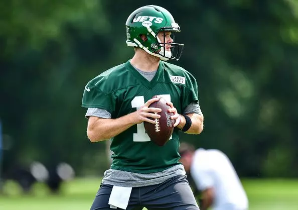 AFC East Quarterback Rankings - Sam Darnold during day two of mandatory minicamp