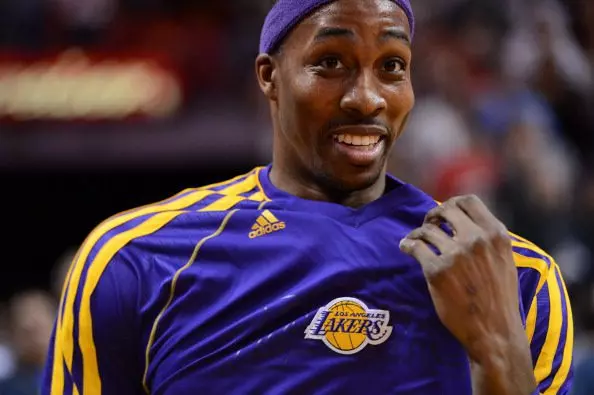 Dwight Howard on the Los Angeles Lakers in 2013