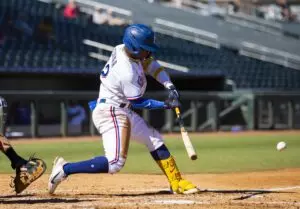 Home 7 Oct 26, 2022; Surprise, Arizona, USA; Texas Rangers infielder Luisangel Acuna plays for the Surprise Saguaros during an Arizona Fall League baseball game at Surprise Stadium. Mandatory Credit: Mark J. Rebilas-USA TODAY Sports