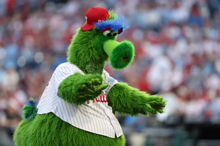 Home 7 Phillie Phanatic is one of the quirkiest of baseball mascots around