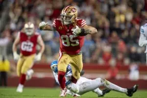 Home 10 Tight End George Kittle is considered one of the best in the league, potentially No. 1