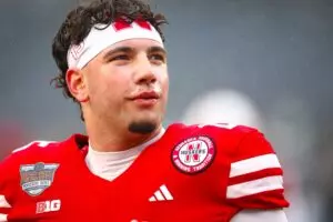 Nebraska Cornhuskers quarterback Dylan Raiola