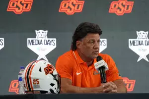 Oklahoma State coach Mike Gundy