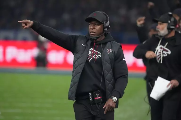 Home 15 Head Coach Raheem Morris could be subjected to being fired if things don't go right.