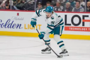 Sharks Forward Macklin Celebrini