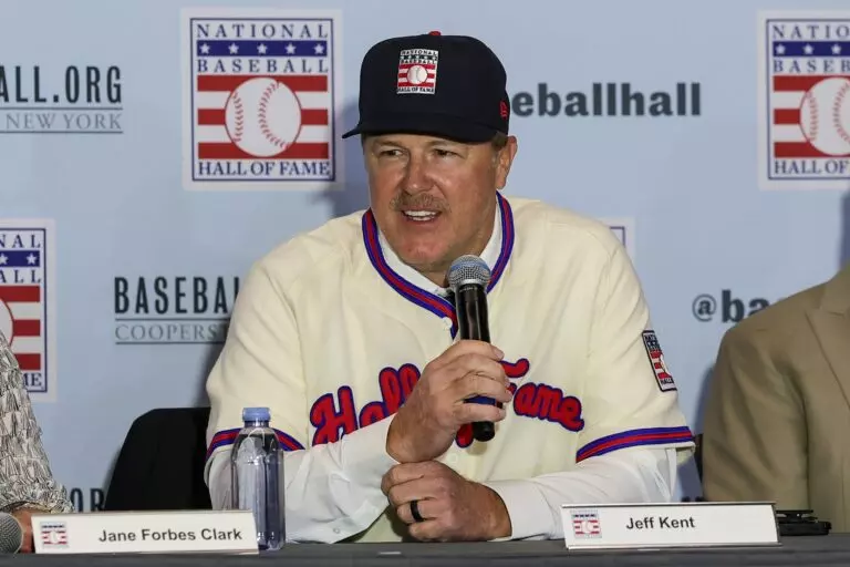 Former San Francisco Giant Jeff Kent was announced as the newest member of the Baseball Hall of Fame Monday