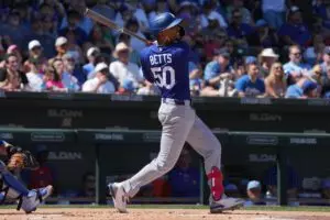 sleeping on Mookie Betts