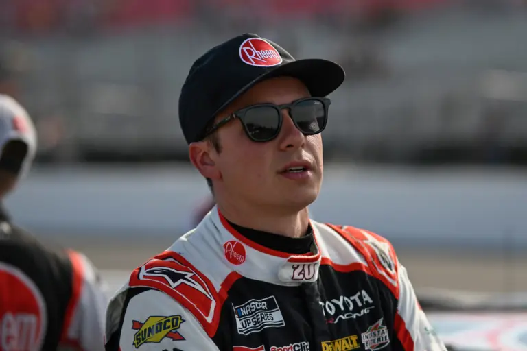 Home 1 Christopher Bell checking the leaderboard during a recent qualifying session. Bell is considered one of the top Kansas contenders this weekend. Can he leave with the points lead?