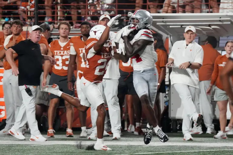 Find out where Jeremiah Smith ranks on our Big Ten power rankings for wide receivers and tight ends after his big game against Texas.