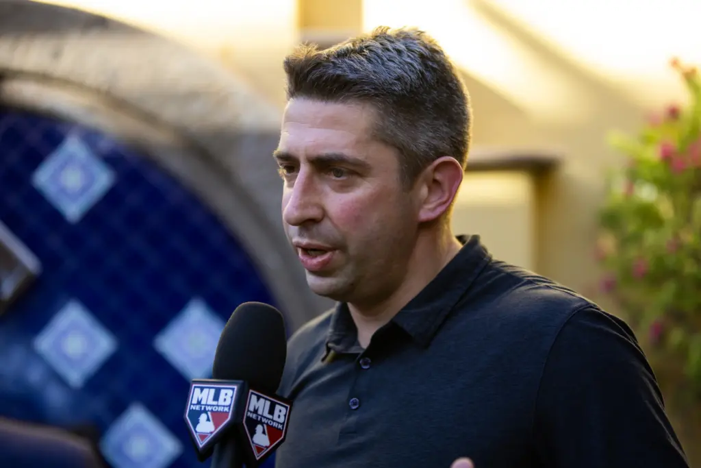 Guardians general manager at the 2023 MLB Winter Meetings