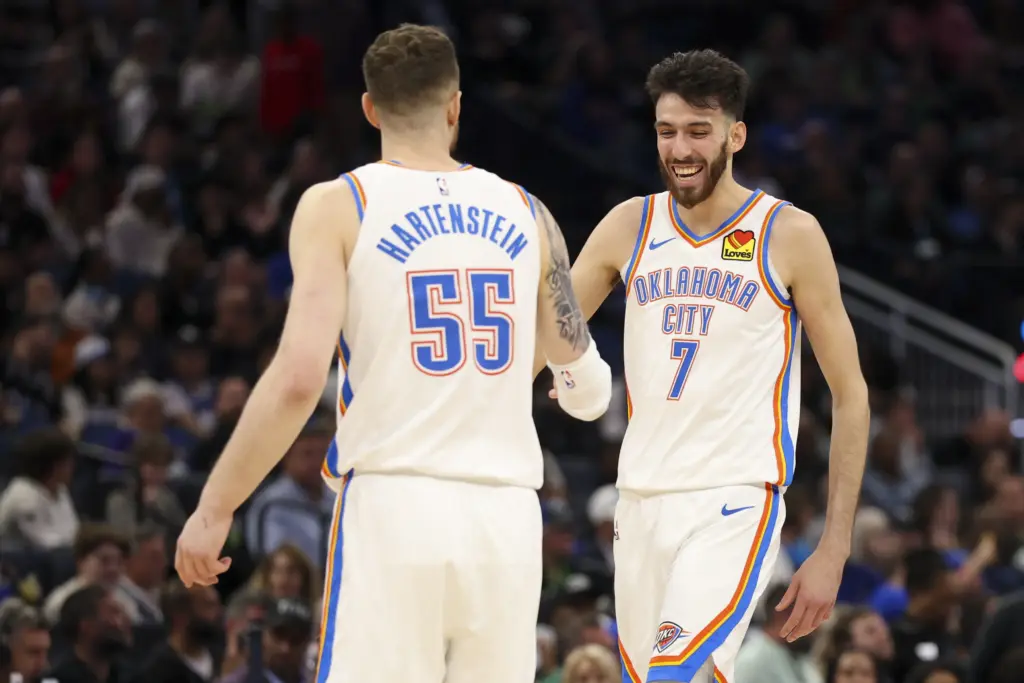 Chet Holmgren and Isaiah Hartenstein