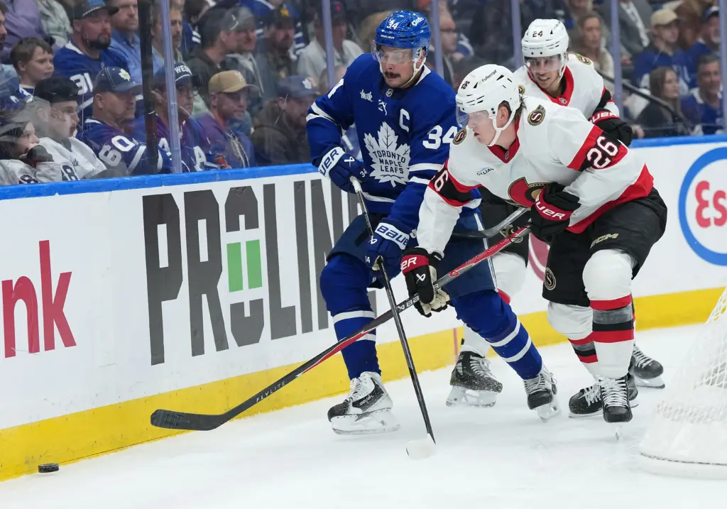 Senators vs Maple Leafs game