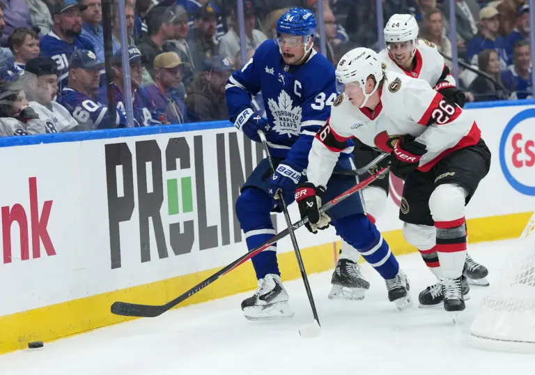 Home 1 Senators vs Maple Leafs game