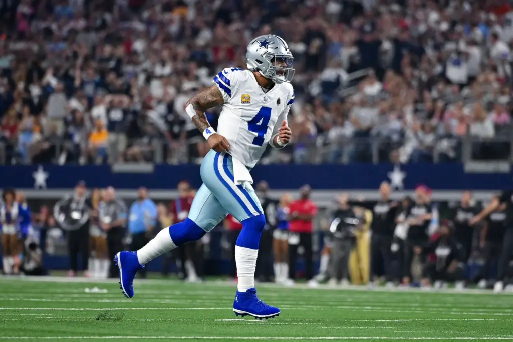 Five NFL Teams That Need a Win in Week 6 3 Dak Prescott celebrates during the game against the Tampa Bay Buccaneers. The Dallas Cowboys are one of five NFL teams that are in a must-win situation this week.