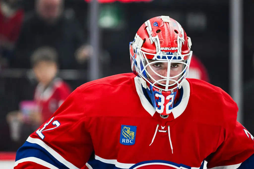 Canadiens goalie Jacob Fowler