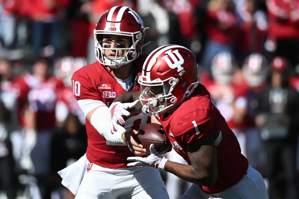 Indiana is one of the AP Top 25 teams on upset alert in Week 8.