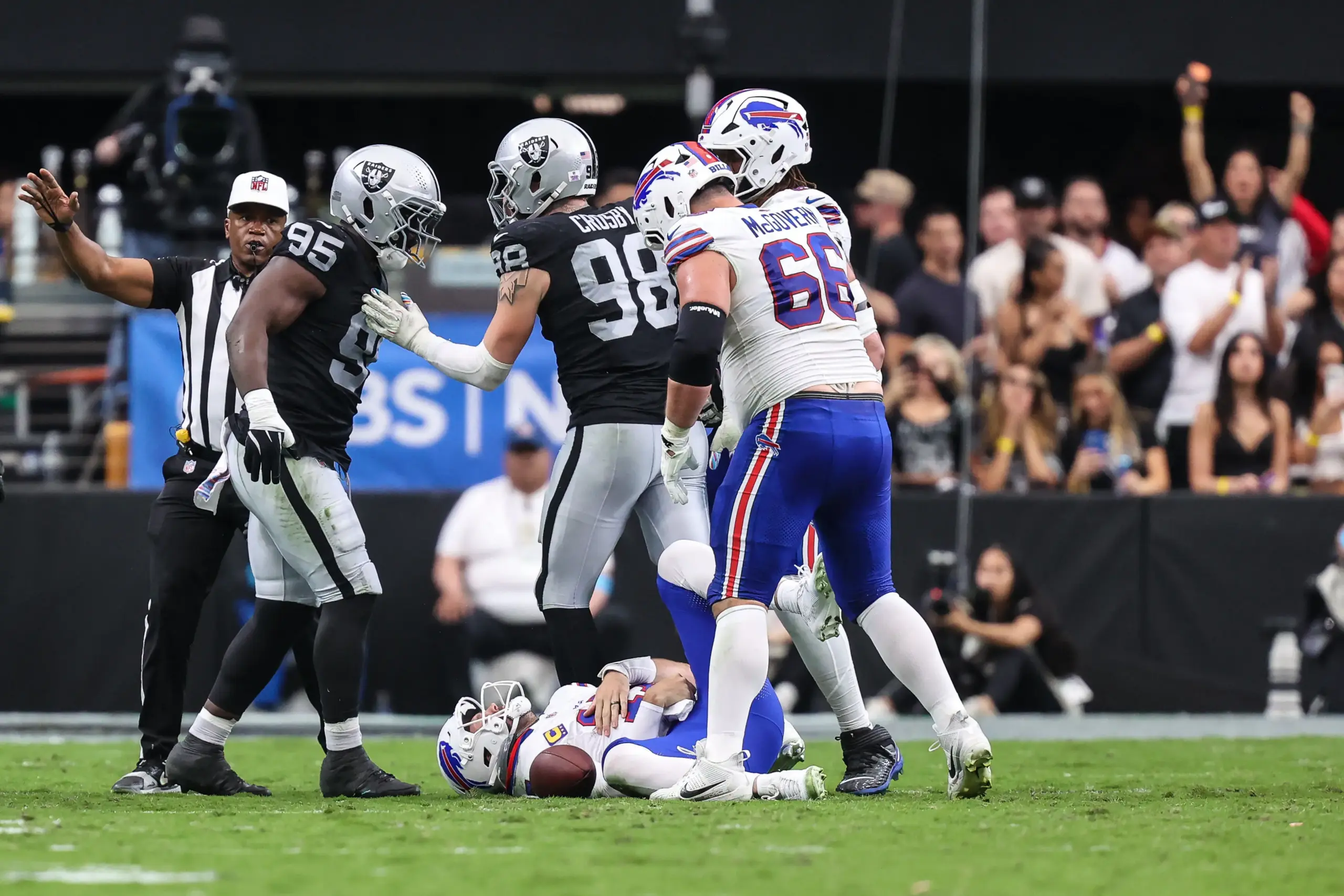 Maxx Crosby Solves Cowboys' Pass Rush Woes, but at What Cost? 3 2026 10 18T220142Z 1985083820 MT1USATODAY30126028 RTRMADP 3 NFL BUFFALO BILLS AT LAS VEGAS RAIDERS scaled