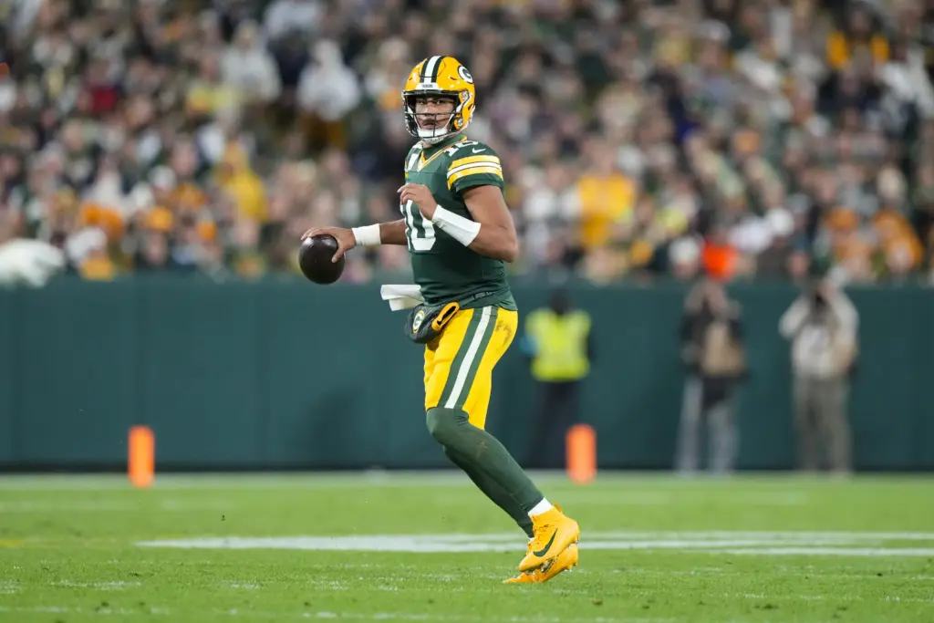 Jordan Love during the game against the Dallas Cowboys. The Green Bay Packers are one of the popular Week 7 underdogs to pick this week. Can they pull off the upset?