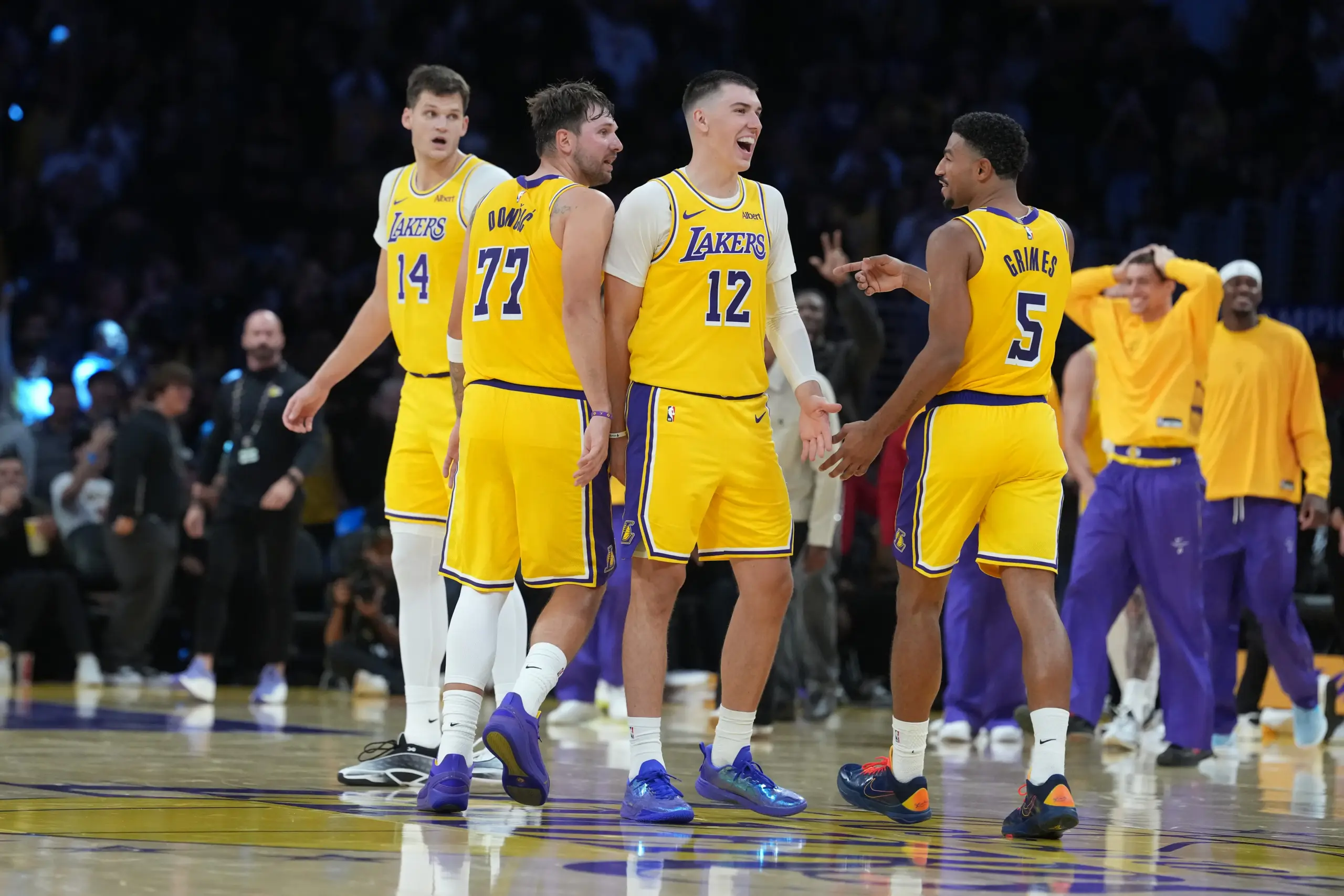 2026-2027 NBA Power Rankings Week 2: Pistons, Timberwolves Enter Top 3, Heat and Knicks Slide 3 2026 10 22T001646Z 1432144944 MT1USATODAY30150620 RTRMADP 3 NBA GOLDEN STATE WARRIORS AT LOS ANGELES LAKERS scaled