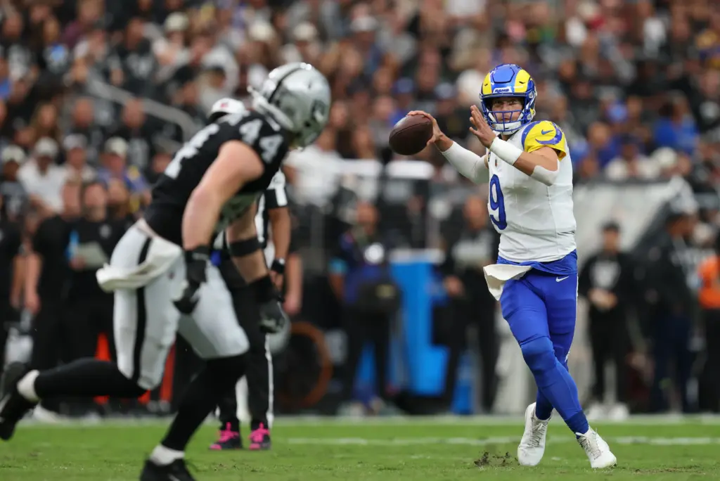 2026 10 25T174354Z 827987693 MT1USATODAY30185756 RTRMADP 3 NFL LOS ANGELES RAMS AT LAS VEGAS RAIDERS