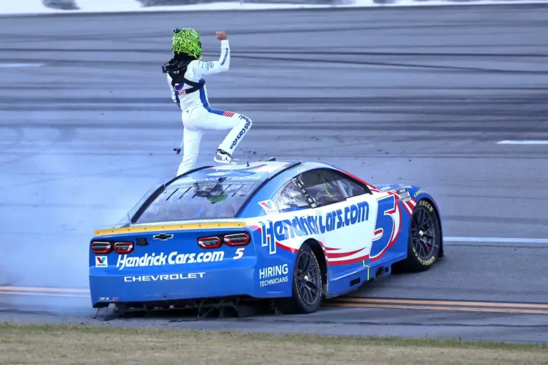 Kyle Larson is in complete control after a win at Talladega.